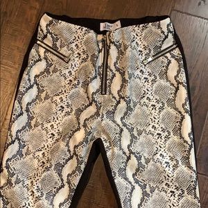 Tiger Mist snakeskin pants